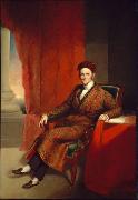 Chester Harding Amos Lawrence. about 1845. By Chester Harding, American oil painting on canvas